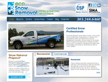 Tablet Screenshot of ecosnowremovalboulder.com